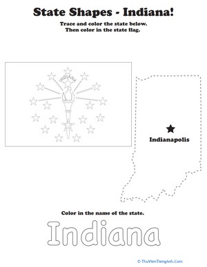 Trace the Outline of Indiana