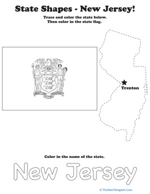 Trace the Outline of New Jersey