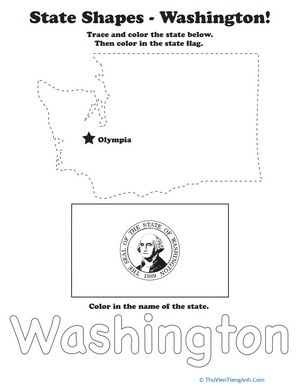 Trace the Outline of Washington