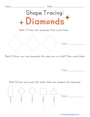 Shape Tracing: Diamonds