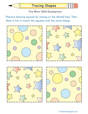 Tracing Shapes: Squares