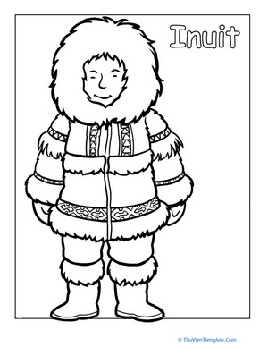 Multicultural Coloring: Inuit