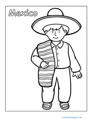 Multicultural Coloring: Mexico
