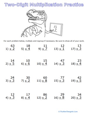 Two-Digit Multiplication