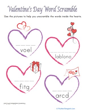 Valentine’s Day Word Game