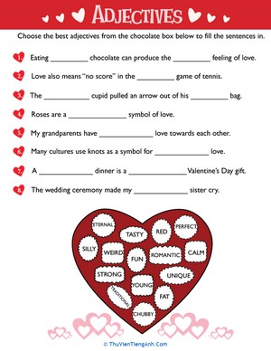 Valentine’s Day Adjectives
