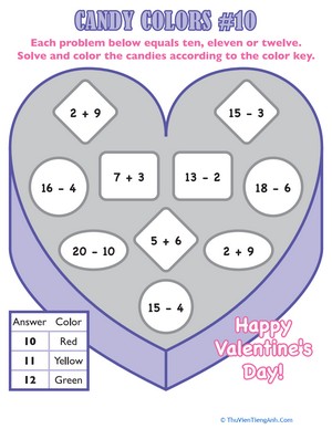 Valentine’s Day Math Facts #10