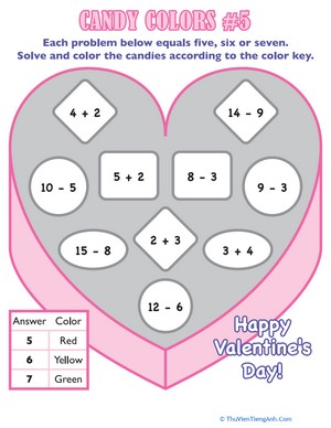 Valentine’s Day Math Facts #5