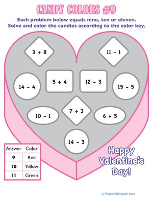 Valentine’s Day Math Facts #9