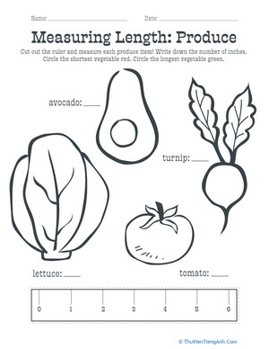 Measuring Length: Produce