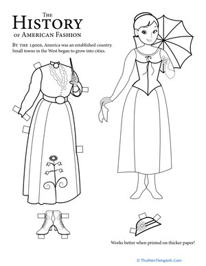 Victorian Paper Doll