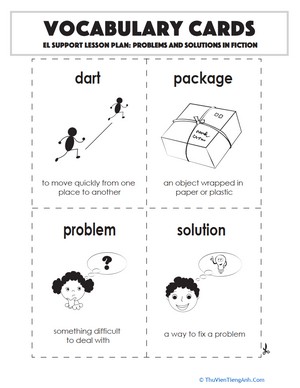 Vocabulary Cards: Problems and Solutions in Fiction