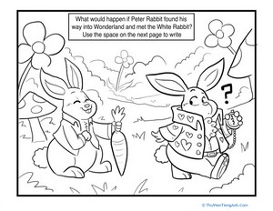 Start a Story: Peter Rabbit in Wonderland!