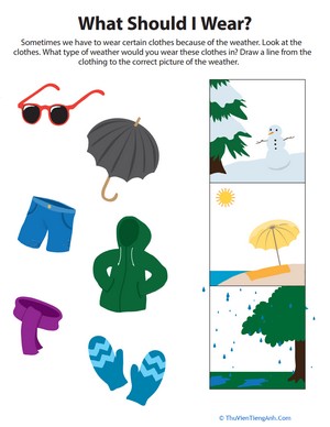 What to Wear Weather Worksheet