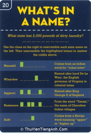 What’s in a Name: Learn U.S. History