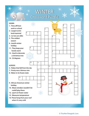 Winter Crossword