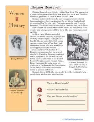 Women in History: Eleanor Roosevelt