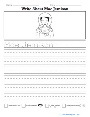Write About Mae Jemison