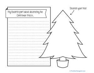 Write About the Christmas Tree
