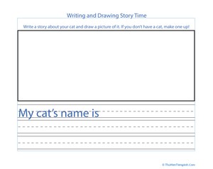 Write and Draw Story Time: Cat