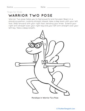 Yoga for Kids: Warrior Two Pose