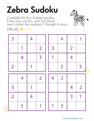 Zebra Sudoku