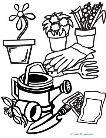 Color the Gardening Gear