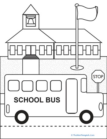 Color the School Bus