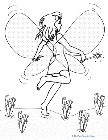 Color the Dancing Fairy