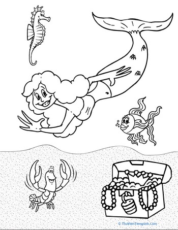 Color the Mermaid