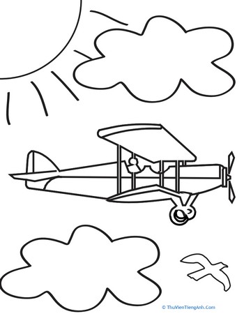 Color the Airplane