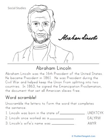 Historical Heroes: Abraham Lincoln