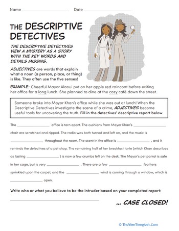 The Descriptive Detectives