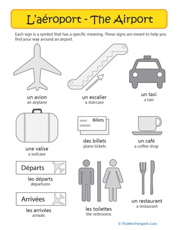 French Airport Vocabulary