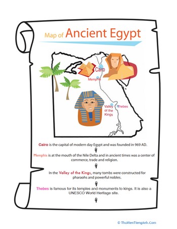 Ancient Egypt Map
