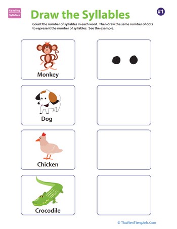 Learning Syllables: Animals