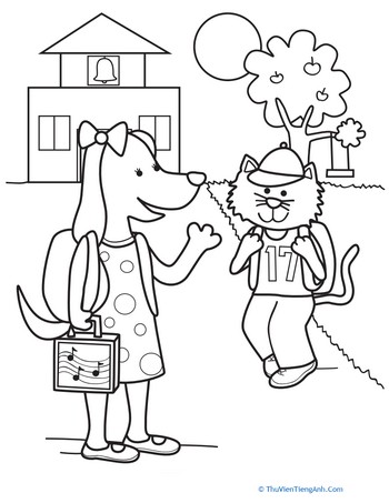 Back to School Coloring Page