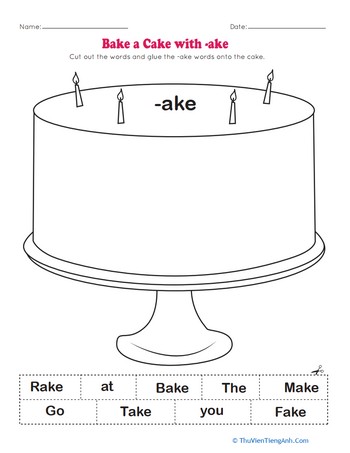 Bake a Cake with -ake!