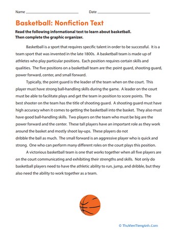 Basketball: Nonfiction Text