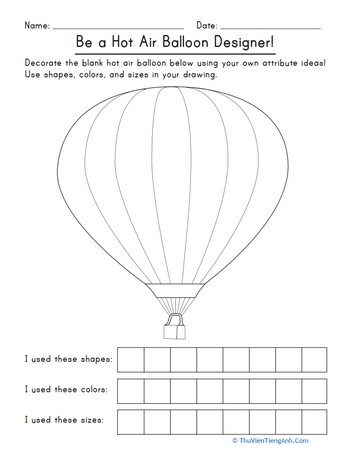 Be A Hot Air Balloon Designer!