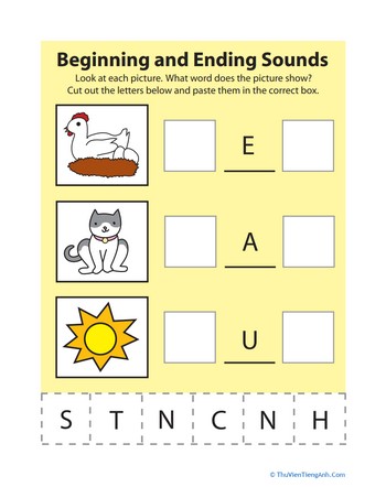 Beginning and Ending Sounds 1