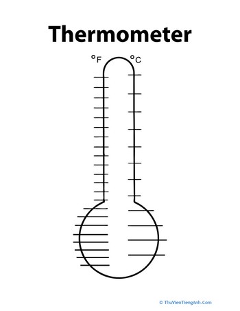 Blank Thermometer