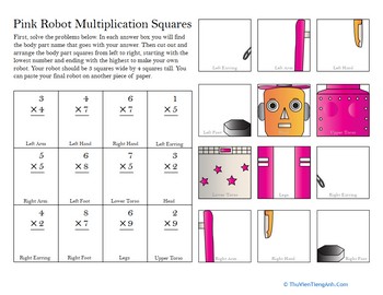 Build a Robot: Multiplication #3