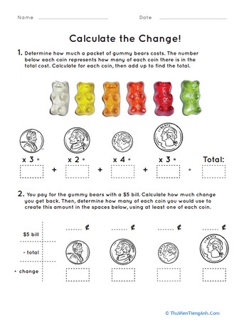 Calculate the Change