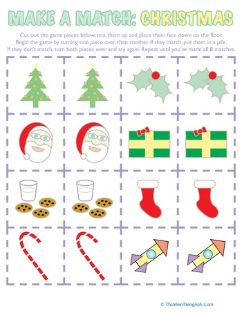 Christmas Cut-out Game