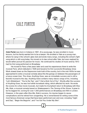 Cole Porter Biography