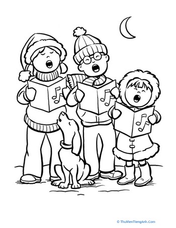 Color the Carolers