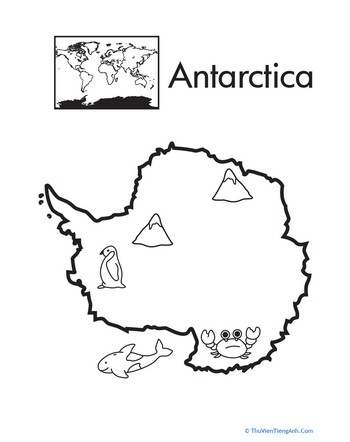 Color the Continents: Antarctica