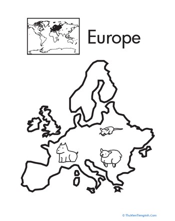 Color the Continents: Europe
