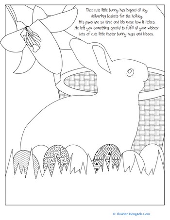 Color the Easter Bunny